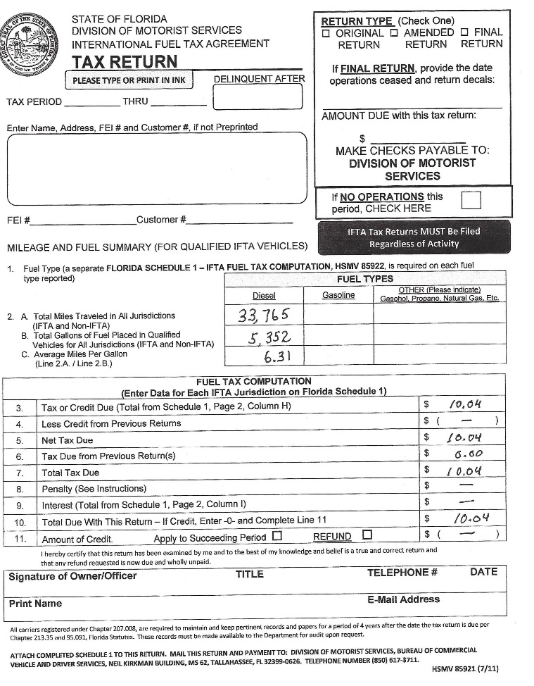 Fuel Permits - IFTA Permit - Temporary IFTA Permits